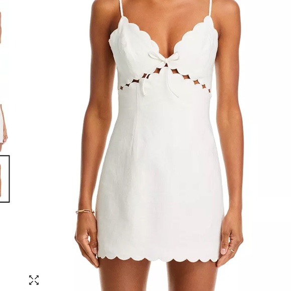 LoveShackFancy Sydow Linen Mini Dress - Picture 3 of 8